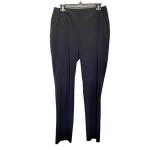Chico’s Zenergy Womens Pants Size 6 Regular Black Utility Light Office Wear